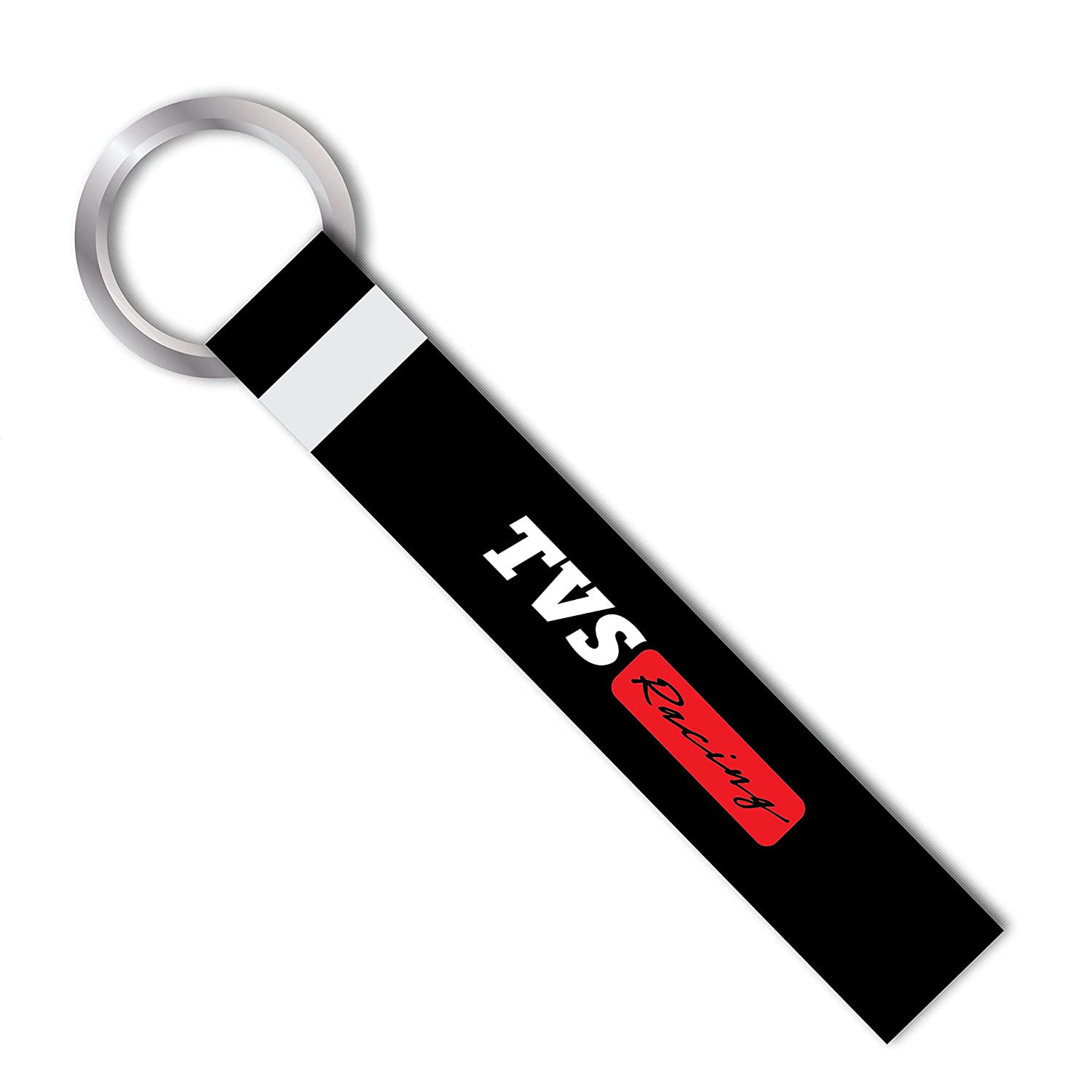 sarkkart tvs Apache key chain for all types of bikes and scooty with alloy  and high quality band red black colour - Sarkkart